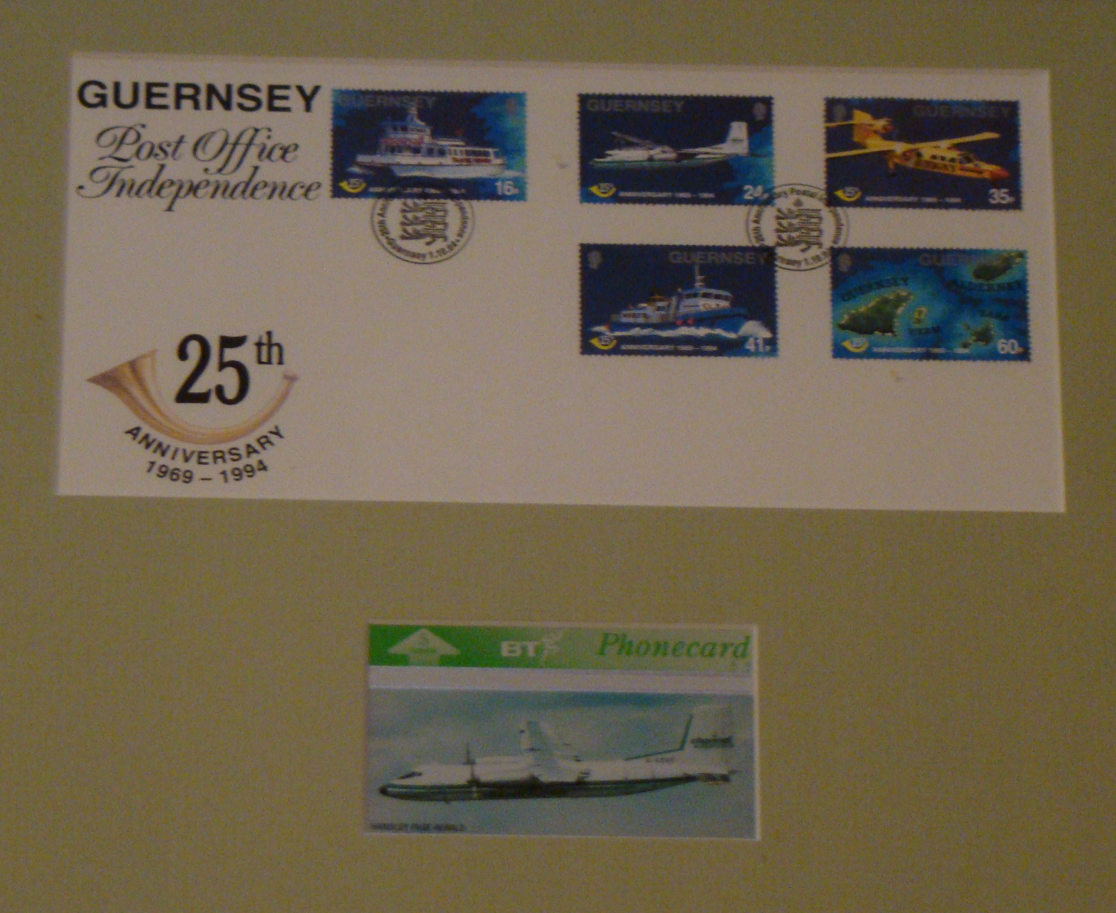 First Day Cover of Guernsey Stamps